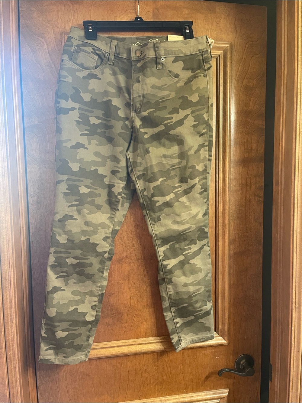 Universal Thread Men's Skinny Camo Jeans - Olive Green